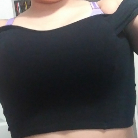 Balck crop top - Picture 2 of 2